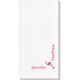 Corner Text with Flamingo Design Deville Guest Towels Image 2 of 2